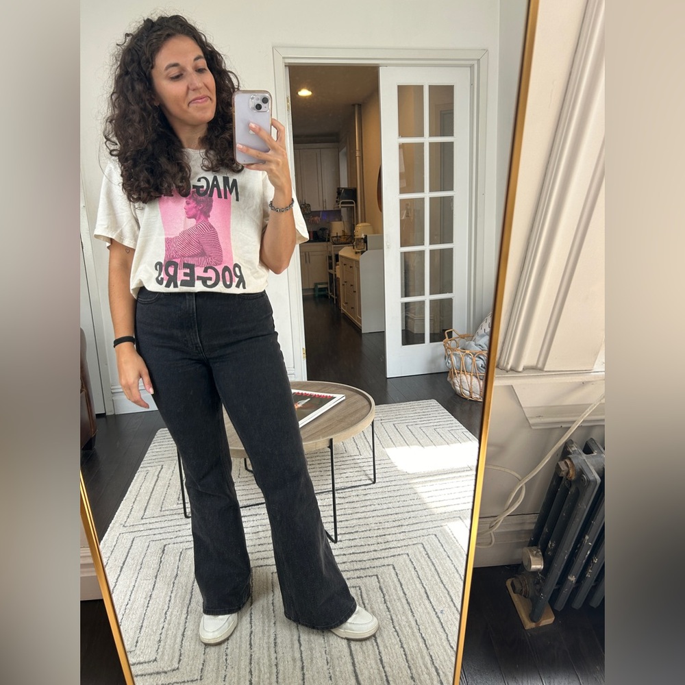 Abercrombie Curve Love High Rise Vintage Flare Jean